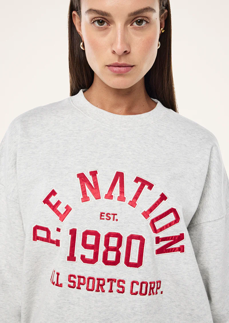 Backspin Sweat - Grey Marle - Image 4