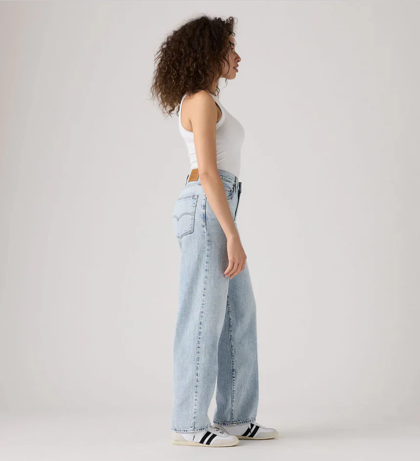 Baggy Dad Jeans - Fan Flare - Image 3
