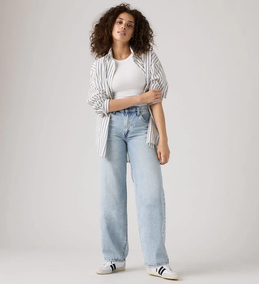 Baggy Dad Jeans - Fan Flare - Image 5
