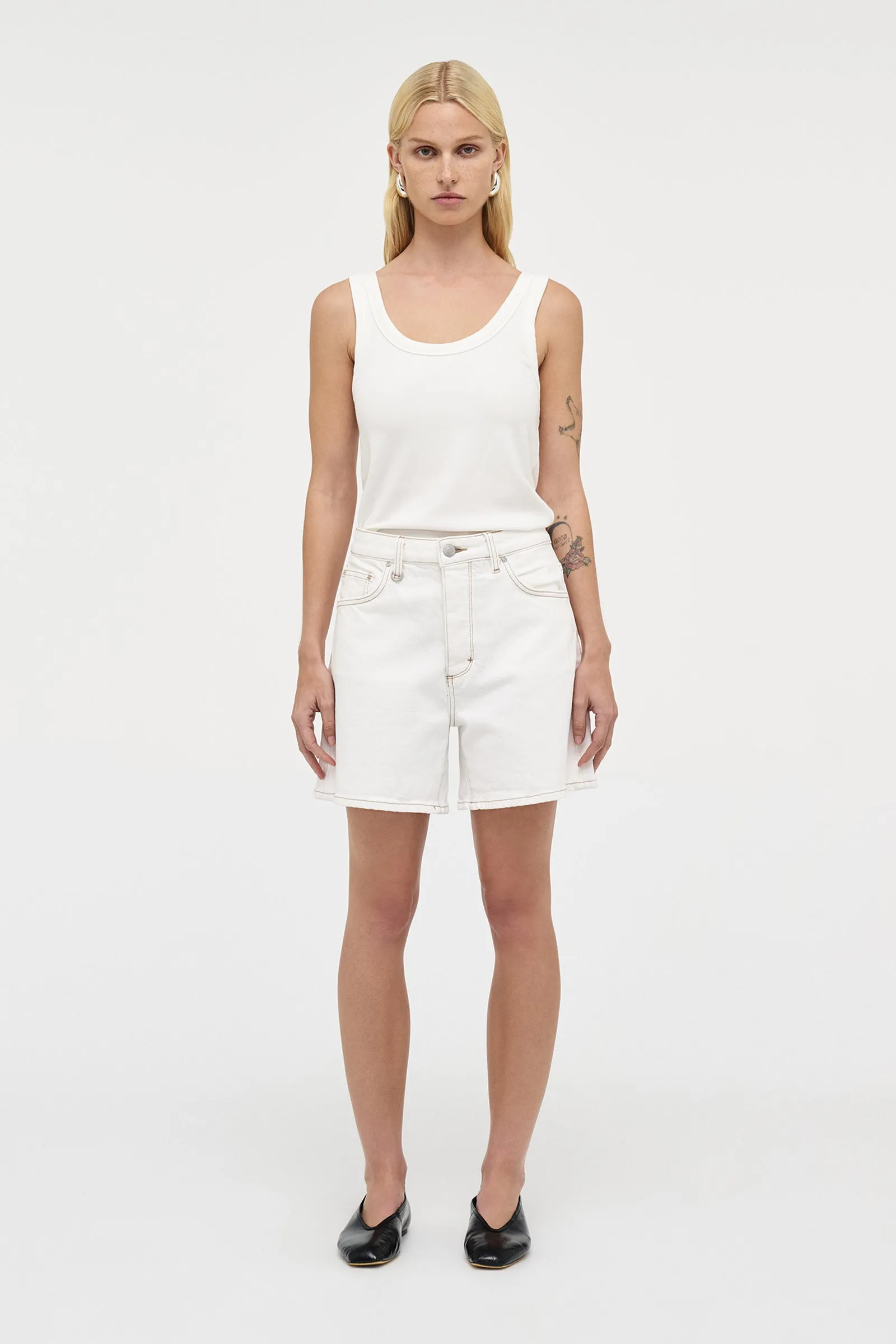 Eva Short - White - Image 3