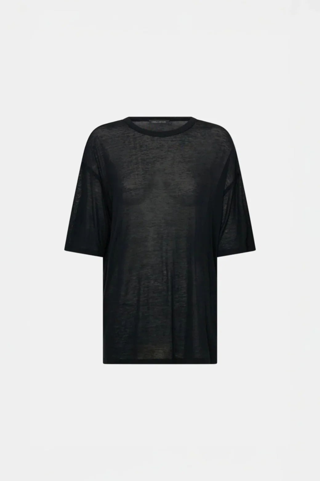 Marjorie Oversized Tee - Black - Image 5